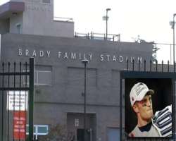 When he goes back to his high school in 2012 then they give surprise to him by giving his name to the stadium as Brady Family Stadium in his honor.